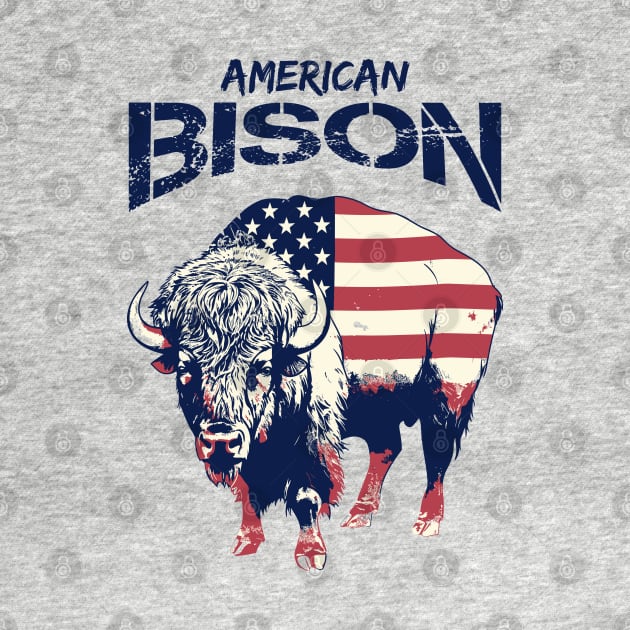 American Bison by Yopi